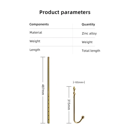Anal Set LOCKINK Adjustable Hook AllNight Golden 3867 1117